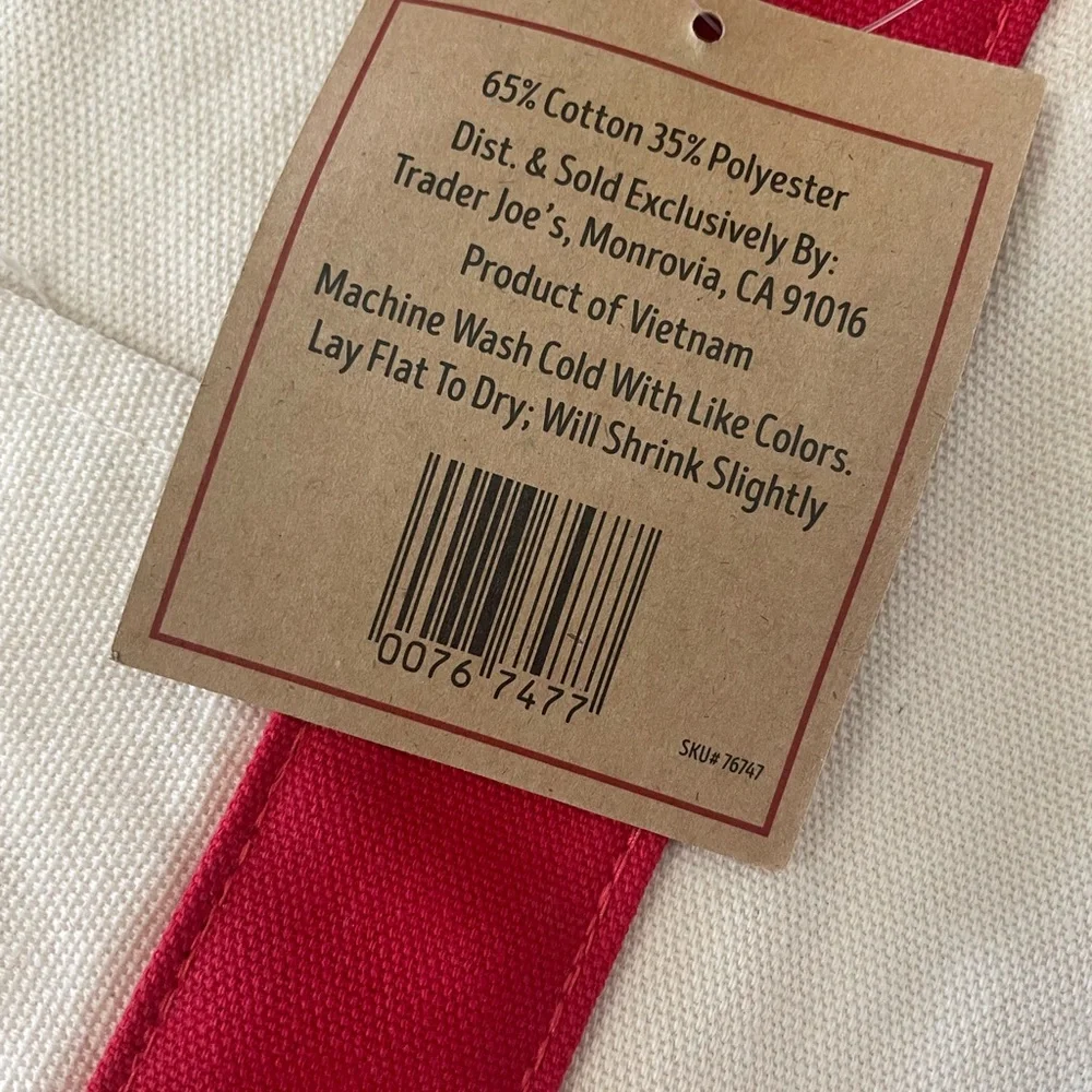 Trader Joe’s Mini tote Red